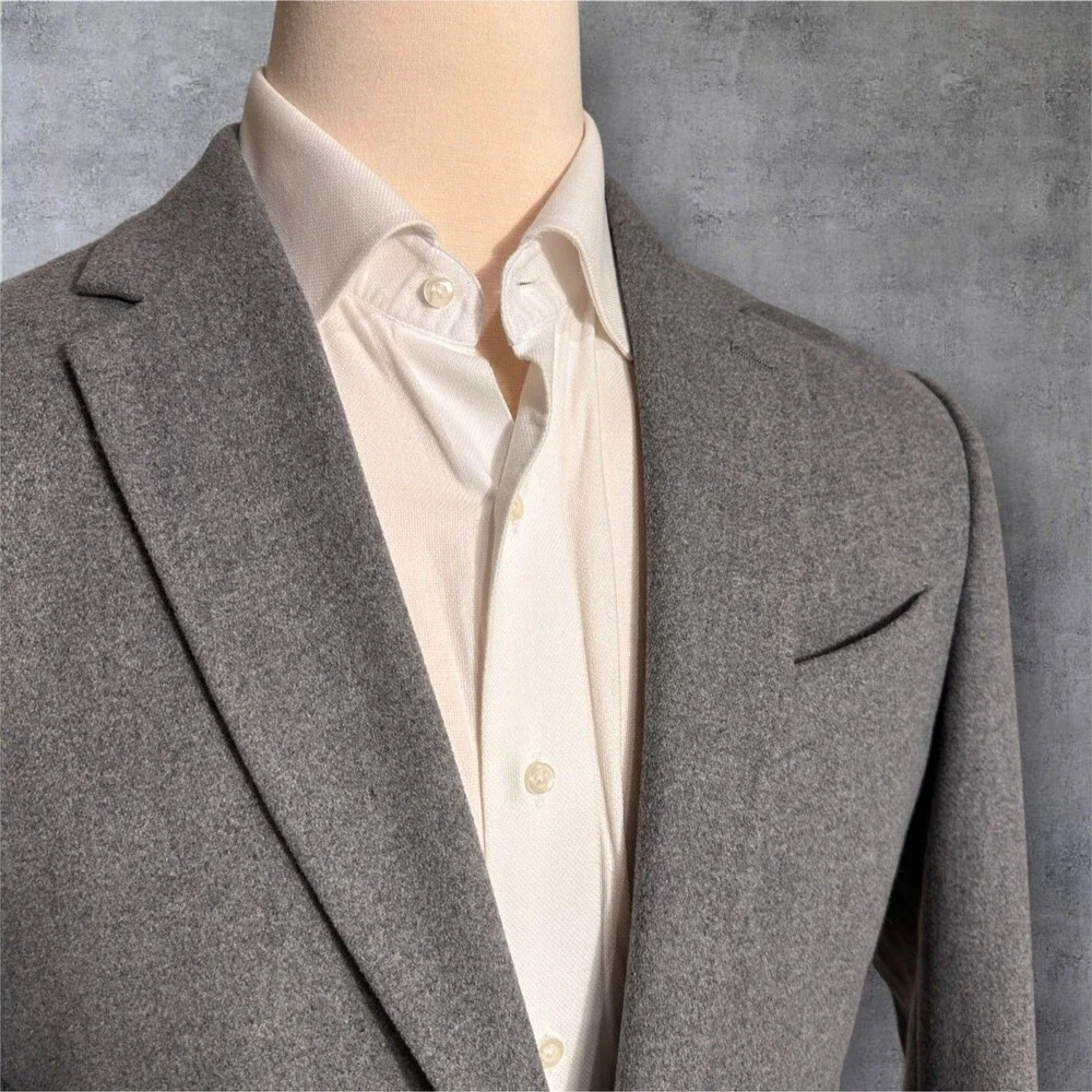 Banana Republic Men's Blazer 40R Gray Wool Blend Sport Coat 2-Button Jacket